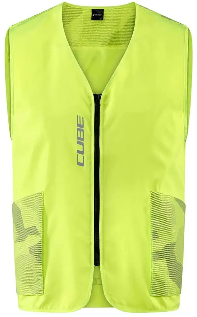 Cube Safety Cmpt Gilet - Geel M-L