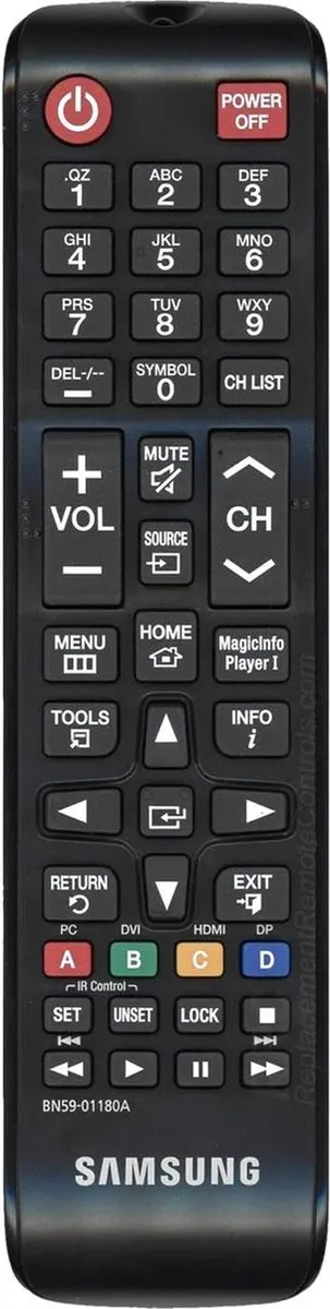 Samsung BN59-01180A Afstandsbediening - Zwart