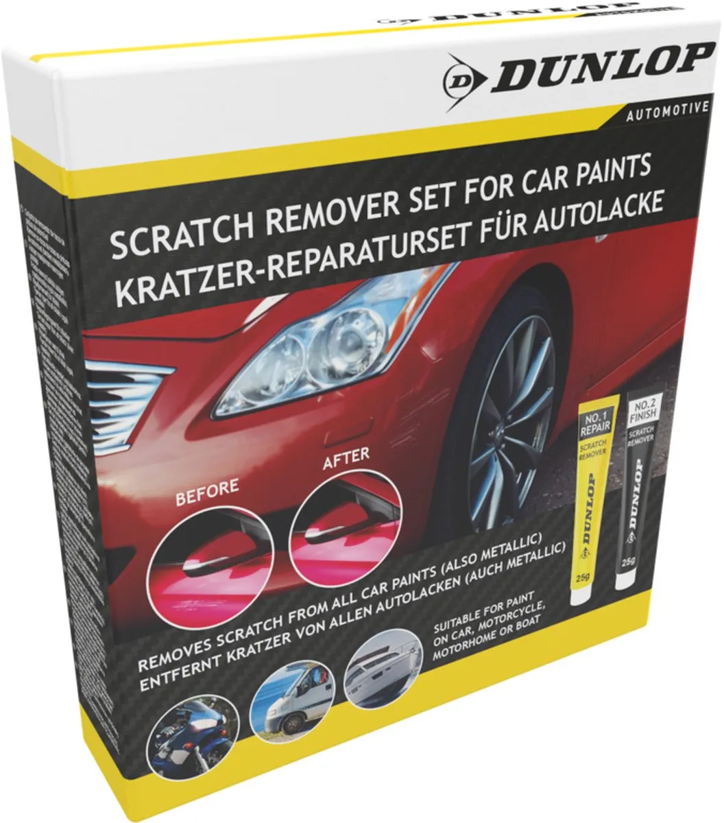 Dunlop Auto Krasverwijderaar Set - Metallic/Glanslak