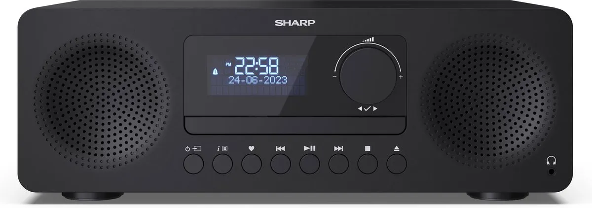 Sharp XL-B720D Tokyo All-in-One Hi-Fi Systeem - Zwart