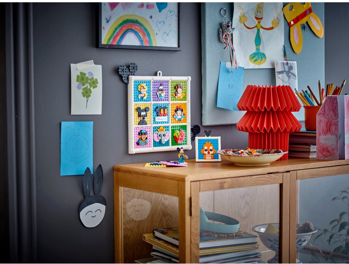 LEGO Disney 100 Jaar Disney Animatiefiguren Mozaïek Knutselset - 43221