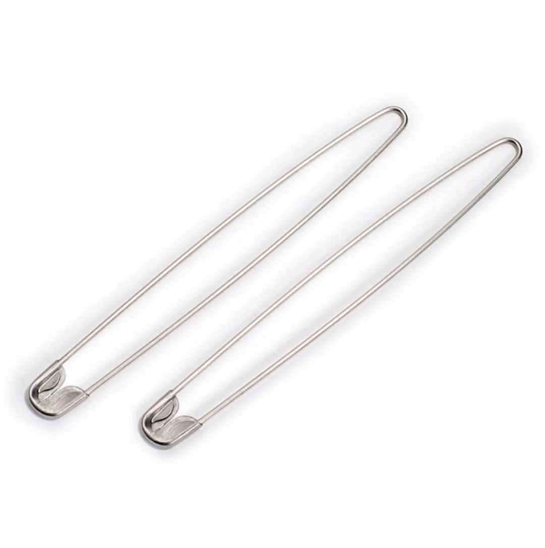 Prym Stekenhouders 135mm - 10 Stuks - Zilver