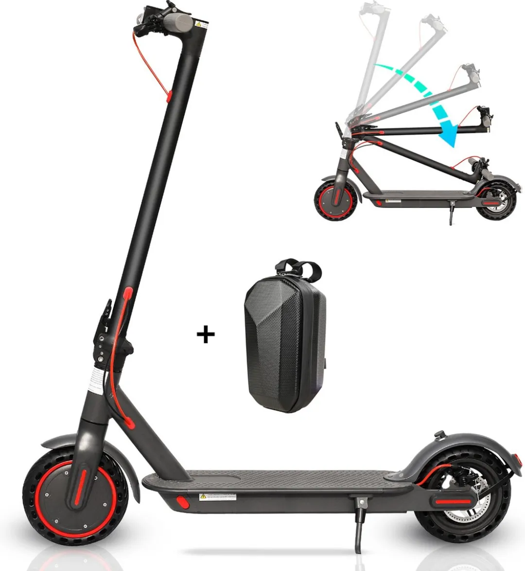 Stay-on M365 Go | Elektrische step | Carbon Stuurtas | Krachtige 350W motor | 25km/h | Max. 30km | Compact inklapbaar | NL handleiding | Smart-App