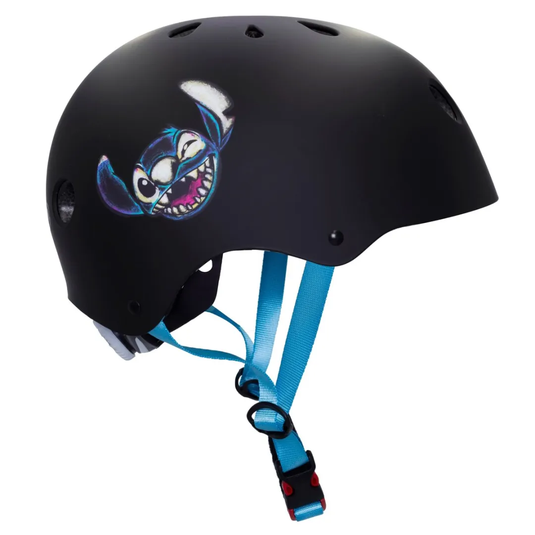 Disney Stitch Kinderfietshelm - 52-56cm - Zwart