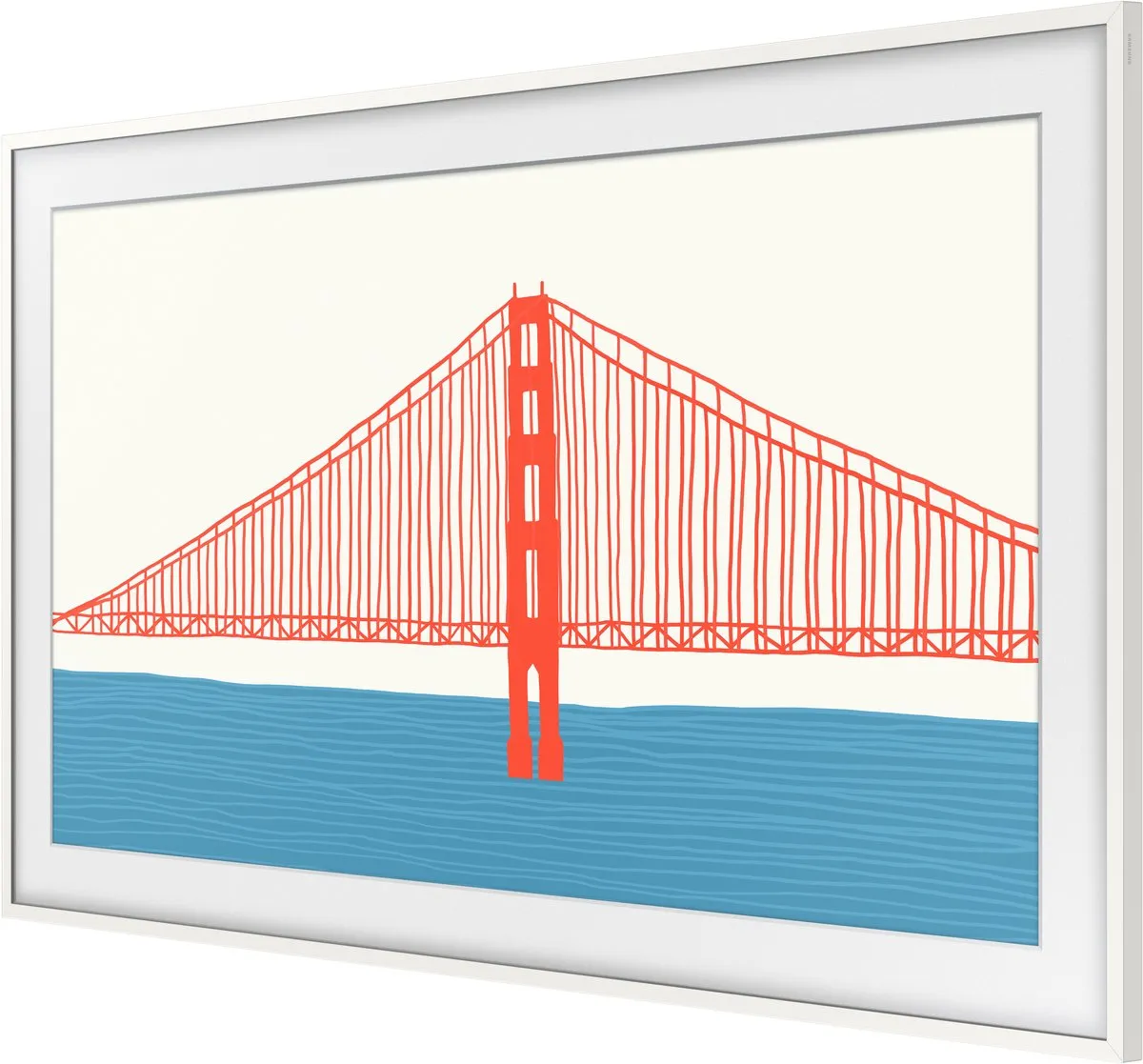 Samsung The Frame 43" Lijst Wit VG-SCFA43WTBXC - afbeelding 6 van 6