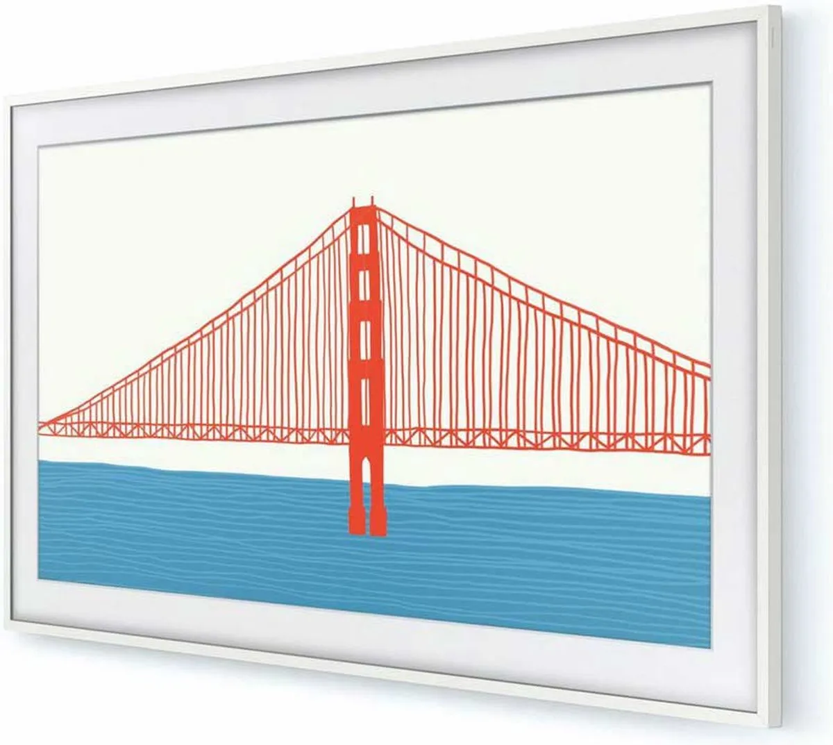 Samsung The Frame 43" Lijst Wit VG-SCFA43WTBXC