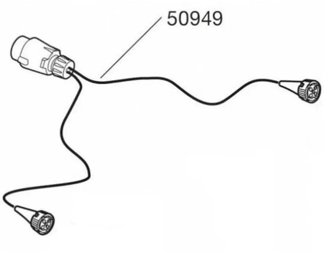 Thule TDD50949 Kabelset - Universeel - Zwart