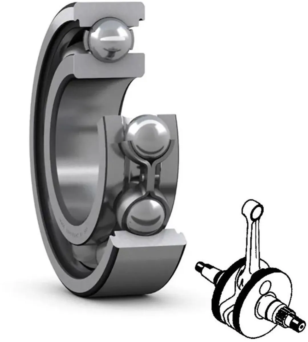 SKF Wiellager voor Piaggio Vespa PX 125/1985-1989
