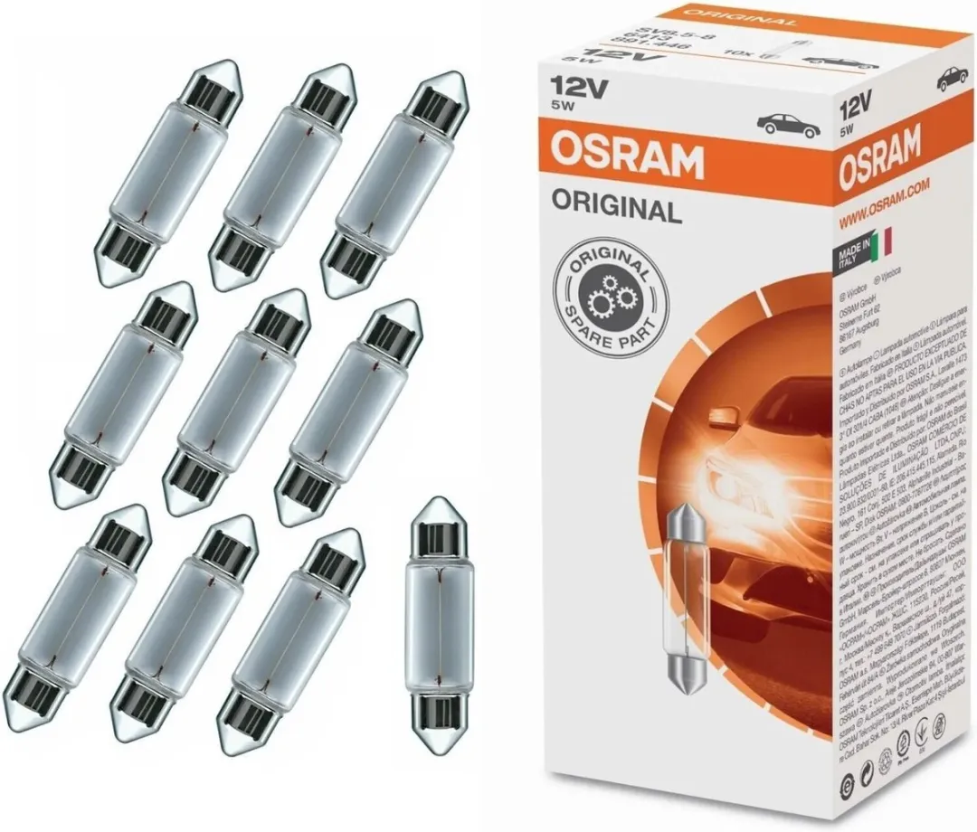 Osram C5W 36mm 12V 5W SV8,5-8 - Transparant - afbeelding 6 van 6