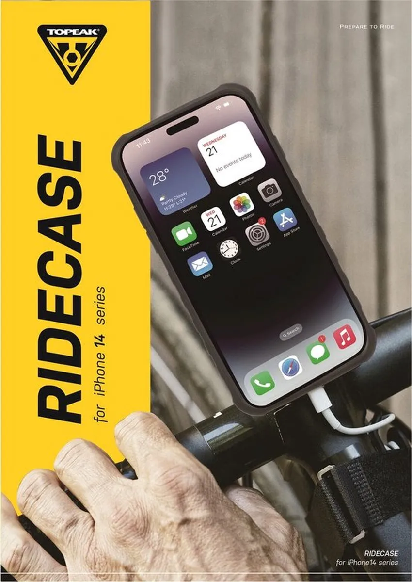 Topeak RideCase iPhone 14 Pro Max - 6.7" - Zwart