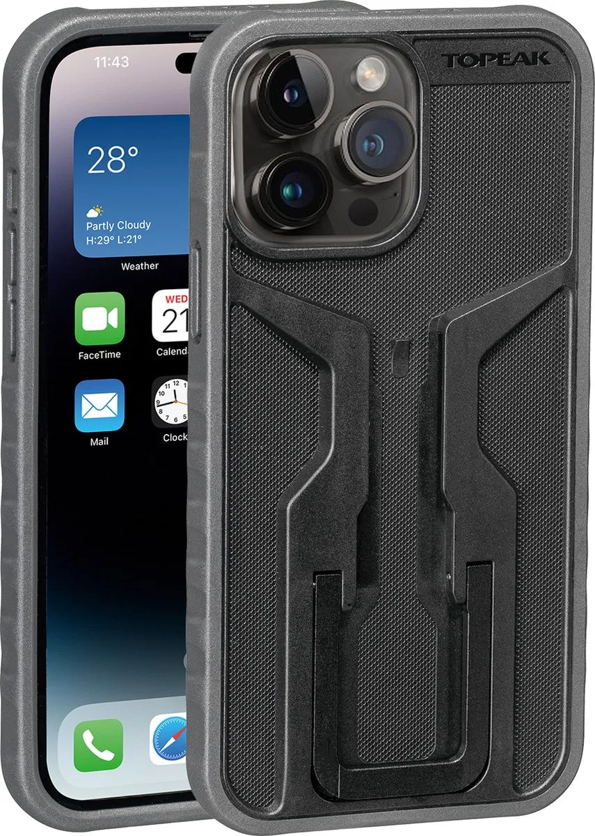 Topeak RideCase iPhone 14 Pro Max - 6.7" - Zwart - afbeelding 6 van 6