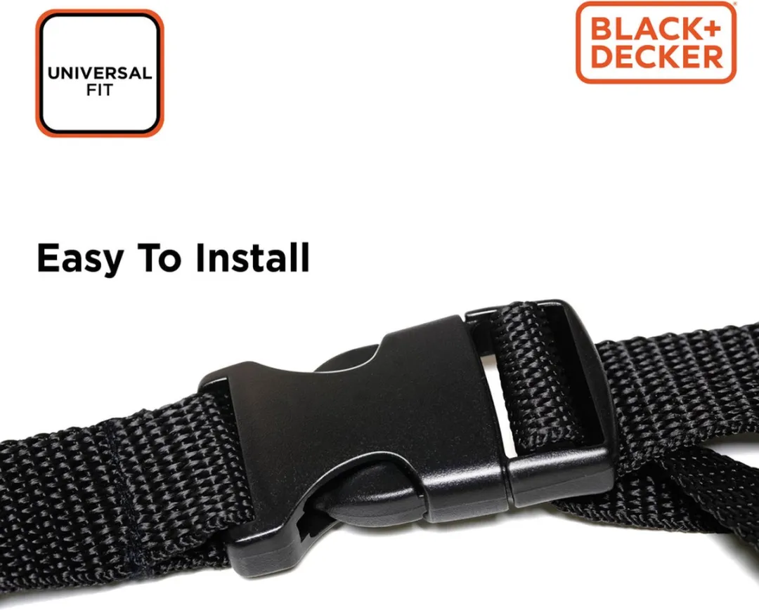 BLACK+DECKER Kofferbak Beschermhoes - 178x129cm - Zwart