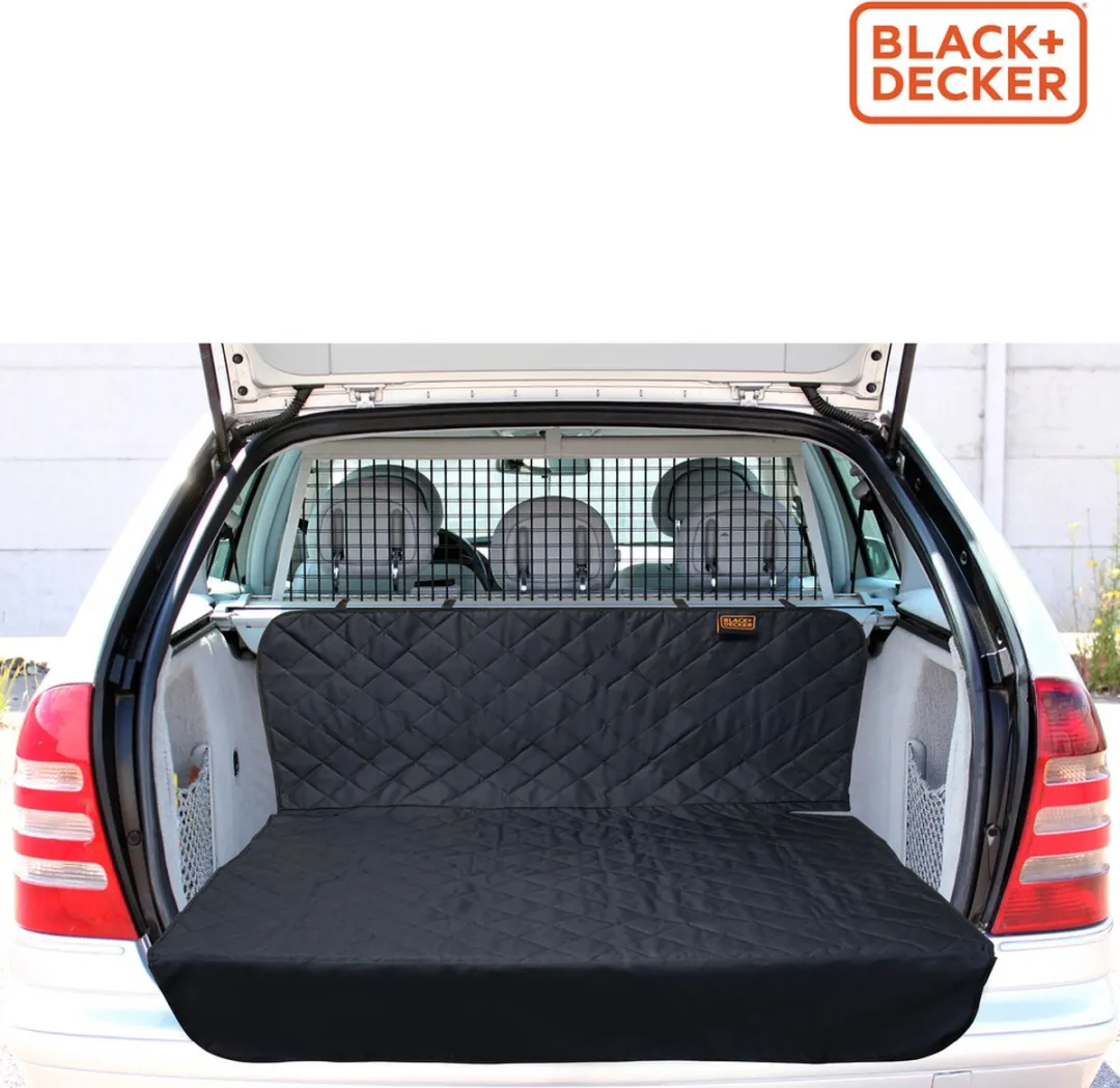 BLACK+DECKER Kofferbak Beschermhoes - 178x129cm - Zwart - afbeelding 6 van 6
