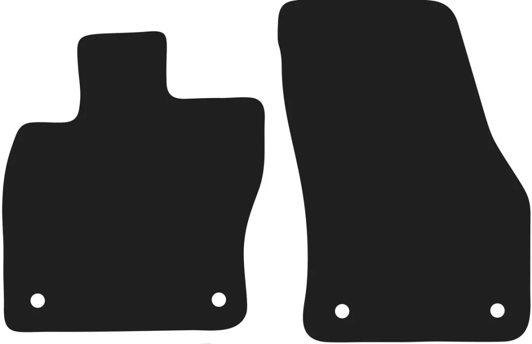 Volkswagen T-Roc Voorzijde Polyamide PREMIUM - Zwart - 2 Stuks
