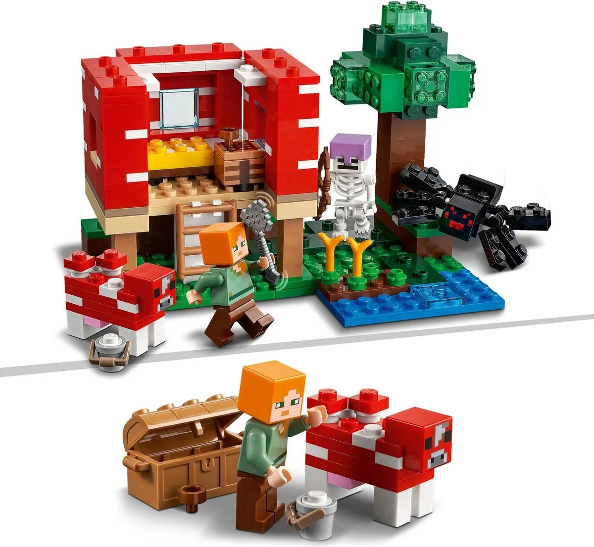 LEGO Minecraft Het Paddenstoelenhuis 21179 - 272 Stenen - afbeelding 6 van 6