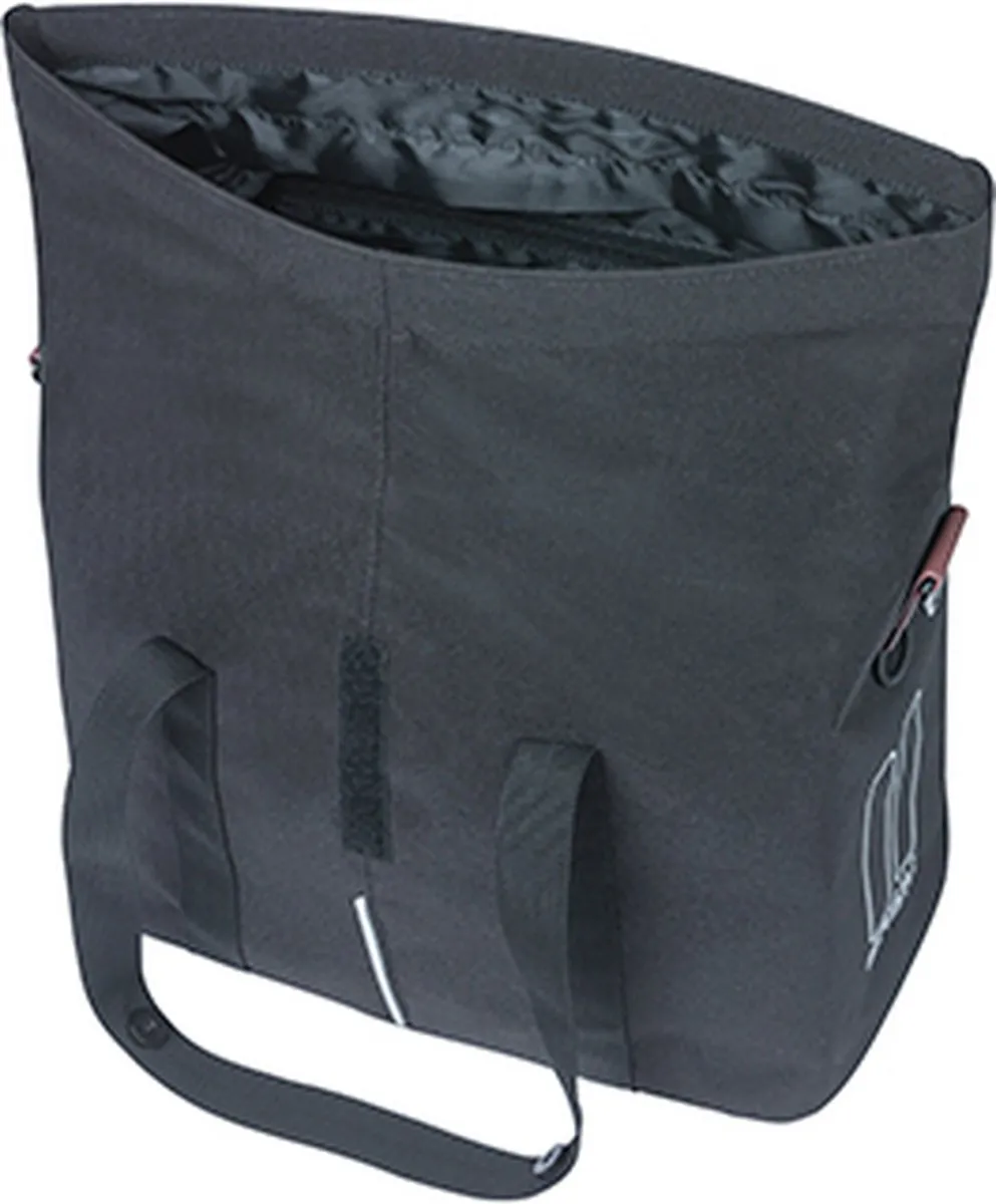 Basil City MIK Fietshandtas 8L - Zwart - afbeelding 6 van 6