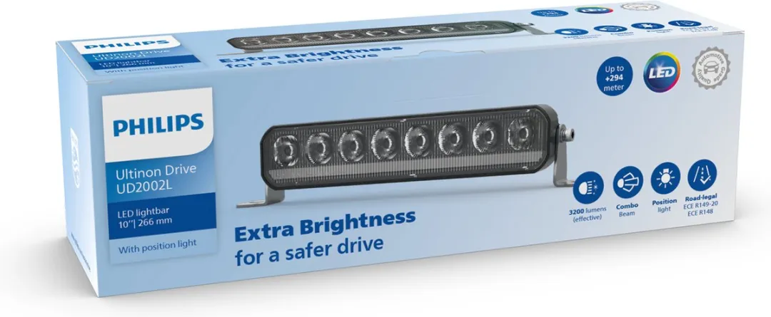 Philips Ultinon Drive 2002L LED Lichtbalk 10 Inch - 2 Stuks