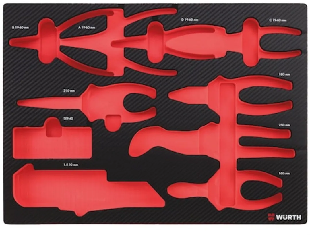 Würth Systeeminlay 8.4.1 Borgveertangen
