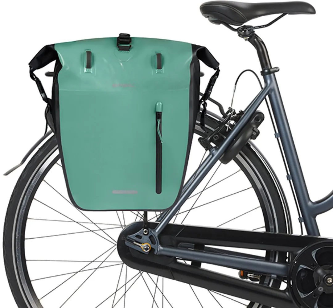 Basil Rivo Enkele Fietstas 31L - Groen - afbeelding 6 van 6
