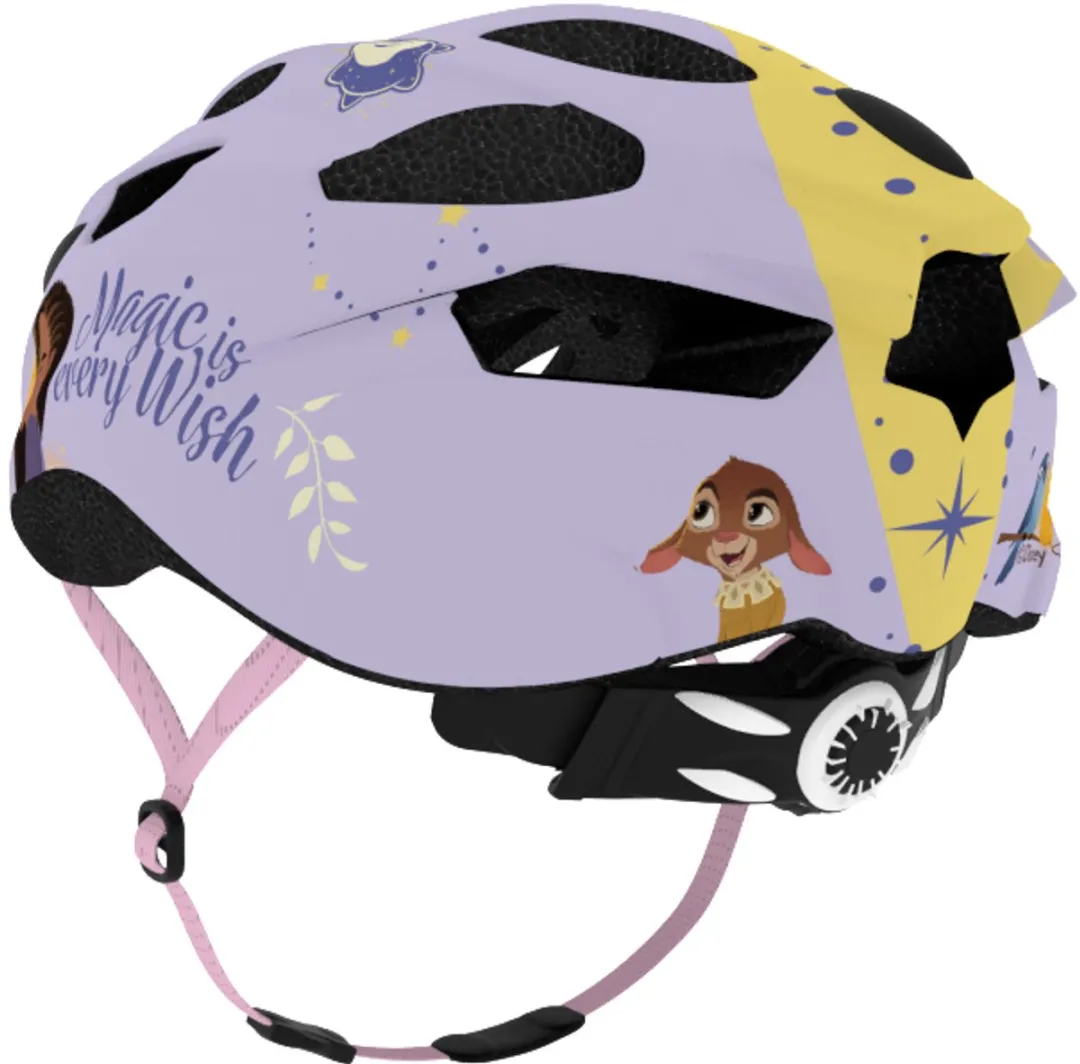 Disney Wish Fietshelm 52-56cm - Paars/Geel