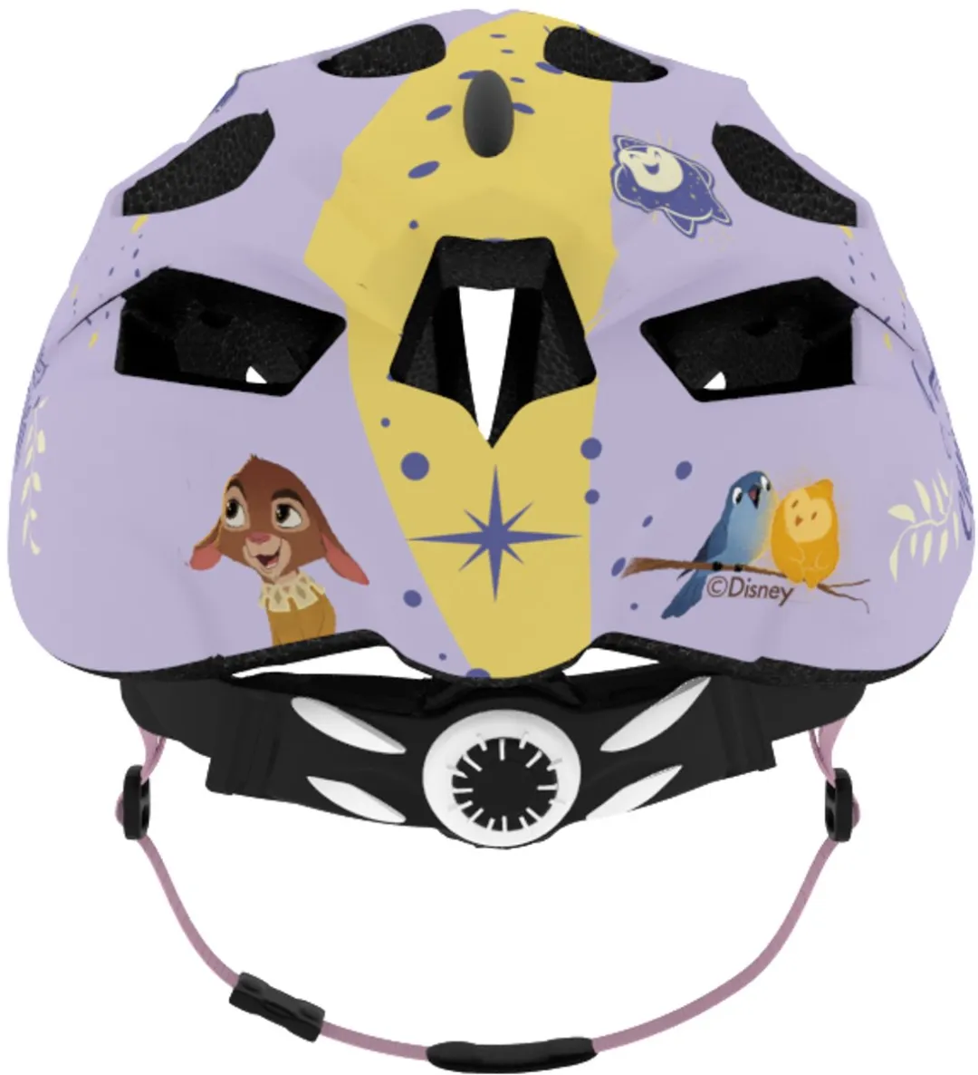 Disney Wish Fietshelm 52-56cm - Paars/Geel