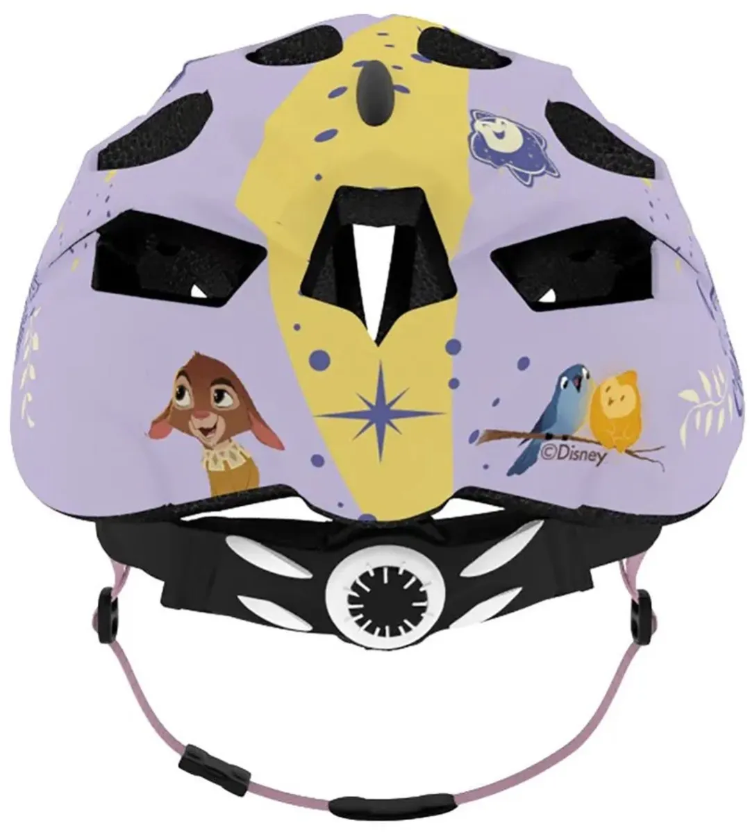 Disney Wish Fietshelm 52-56cm - Paars/Geel