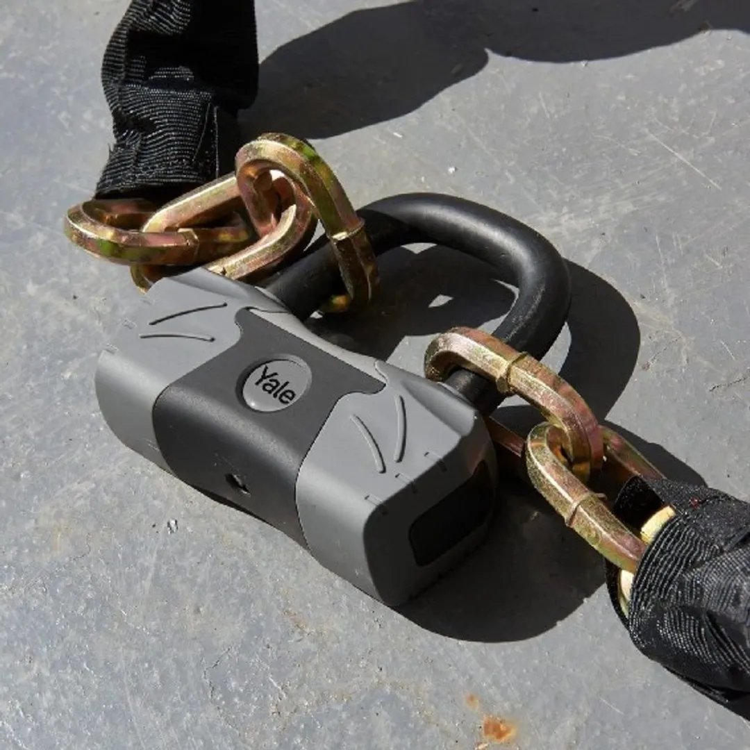 Yale Fiets Ketting Maximum Protection 1800mm - Gehard Staal - Zwart