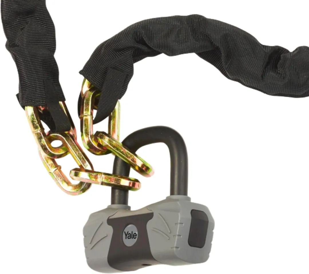 Yale Fiets Ketting Maximum Protection 1800mm - Gehard Staal - Zwart