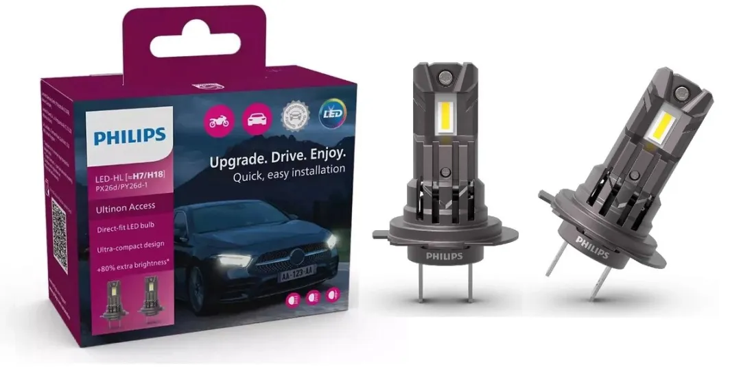 Philips Ultinon Access LED H7 11972U2500CX - Wit - 2 Stuks
