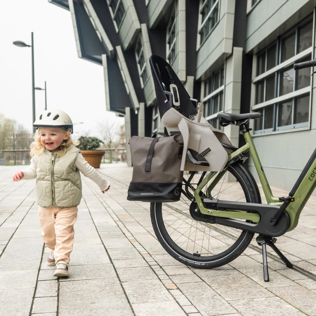 Qibbel Air Cortina Seattle Fietsstoeltje - Grijs - afbeelding 6 van 6