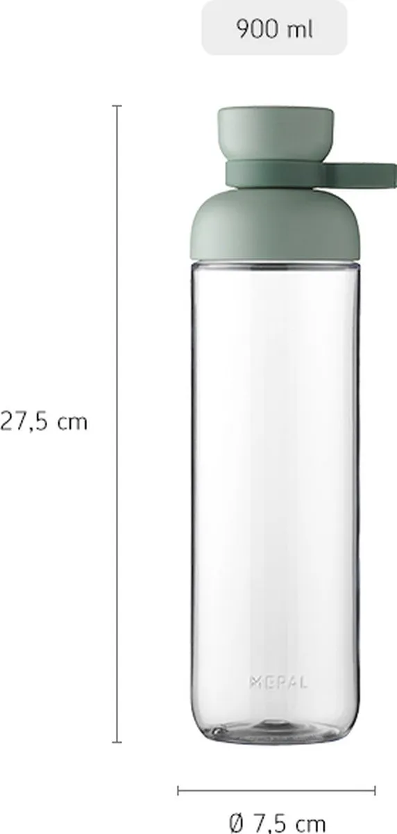 Mepal Vita Waterfles 900ml Nordic Sage - MPN 107733094700