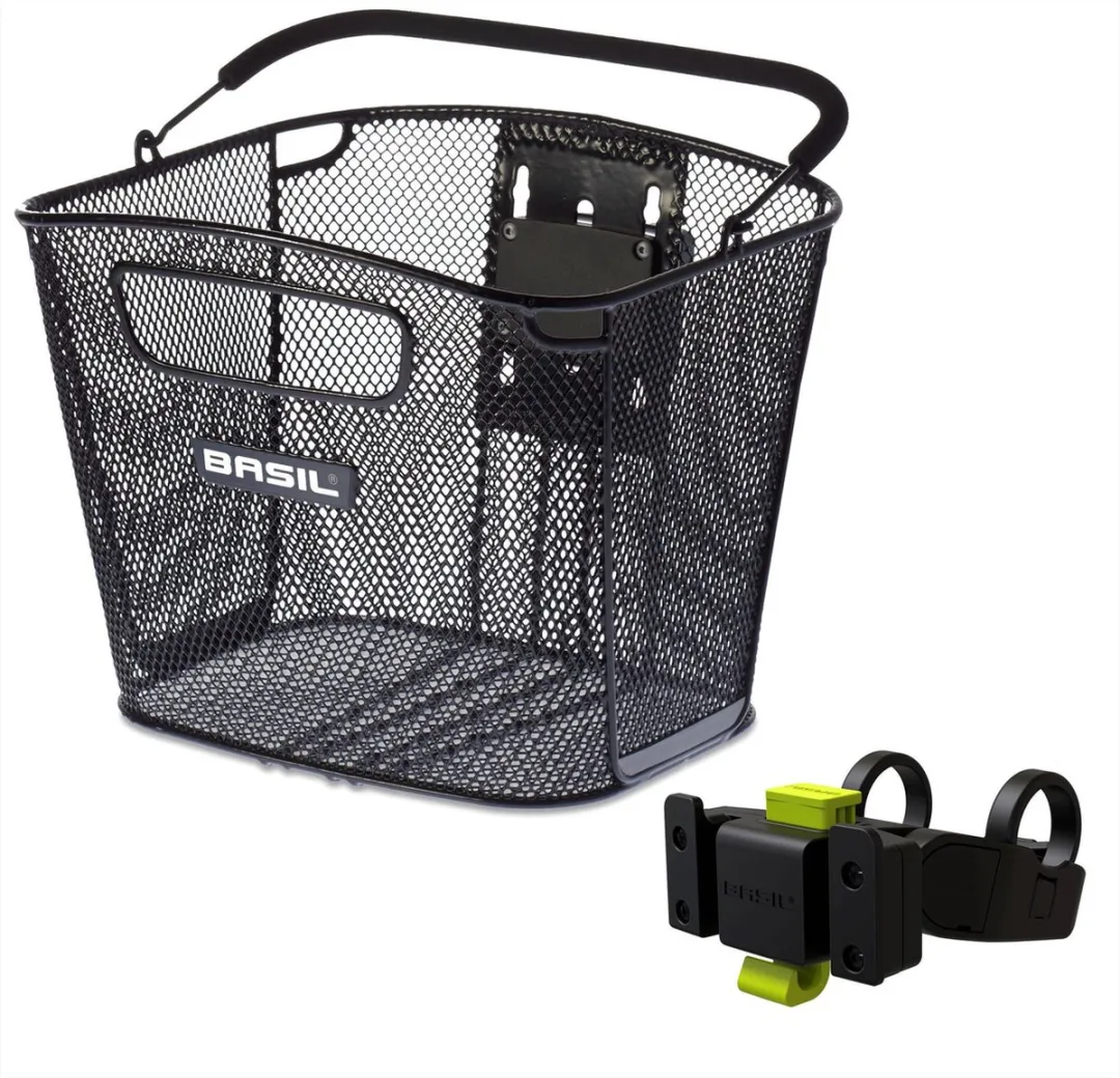 Basil Bold Front KF Fietsmand - 35L - Zwart