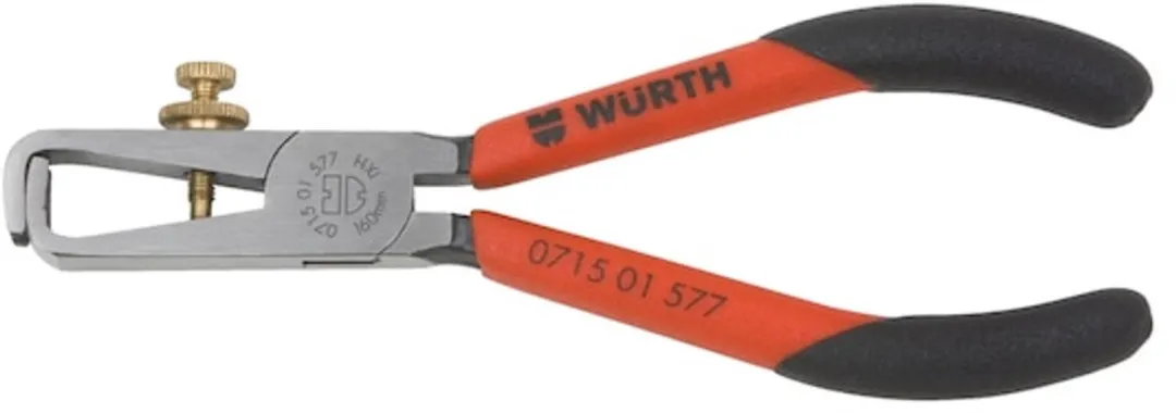 Würth Striptang DIN ISO 5743 - Zwart/Rood