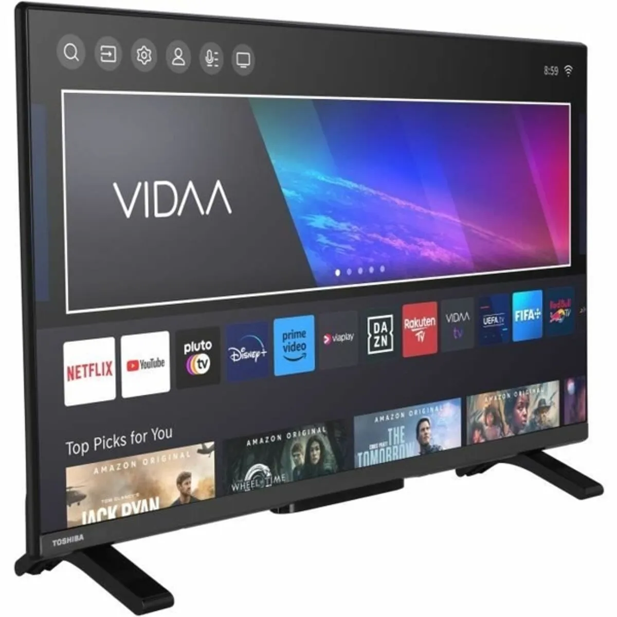 Toshiba 32WV2E63DG 32" LED-tv - HD Ready - Zwart