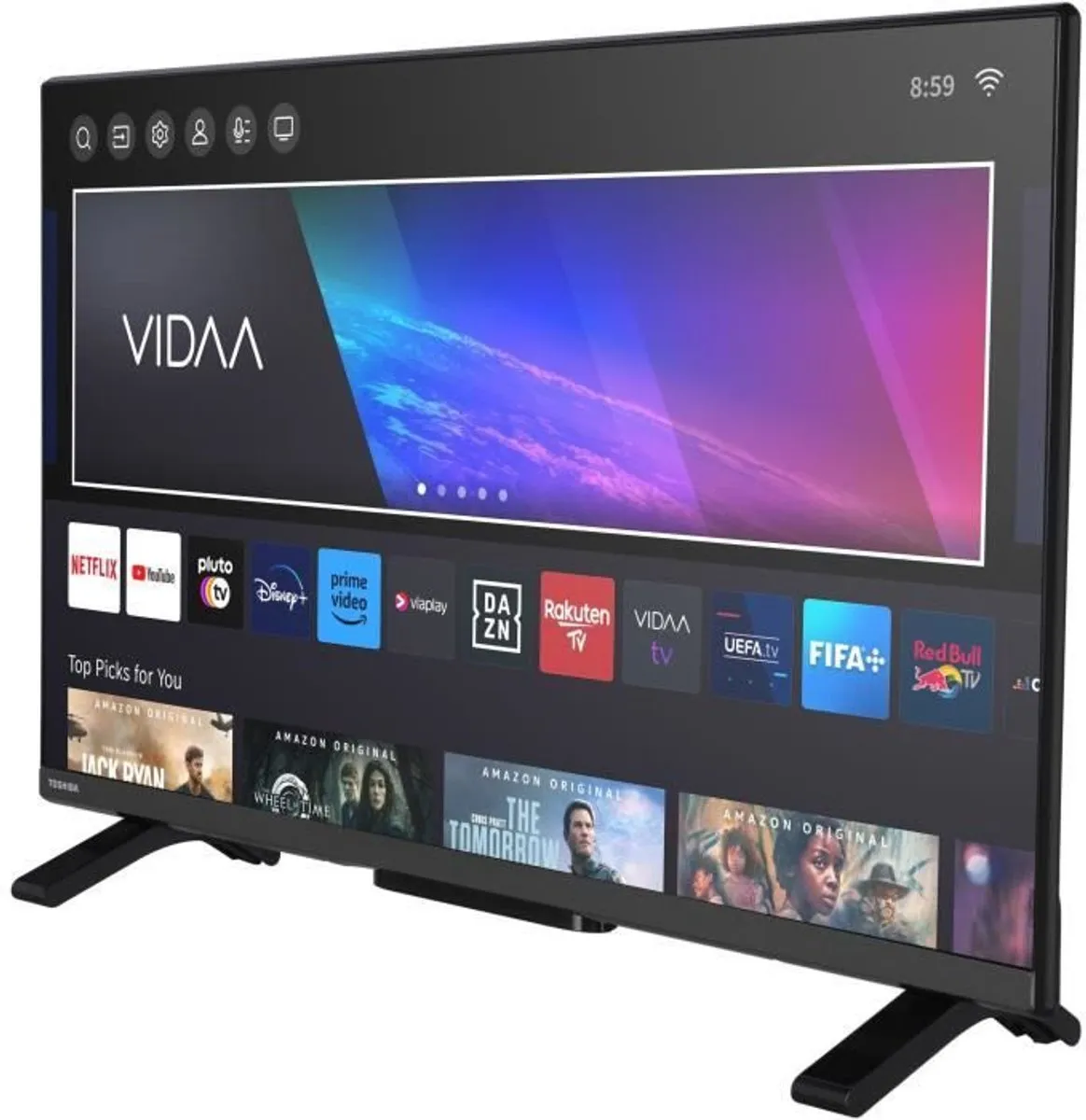 Toshiba 32WV2E63DG 32" LED-tv - HD Ready - Zwart