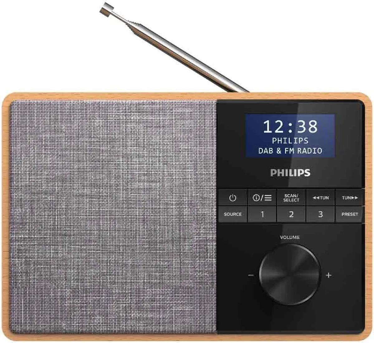 Philips R5505 Draagbare Radio - Grijs