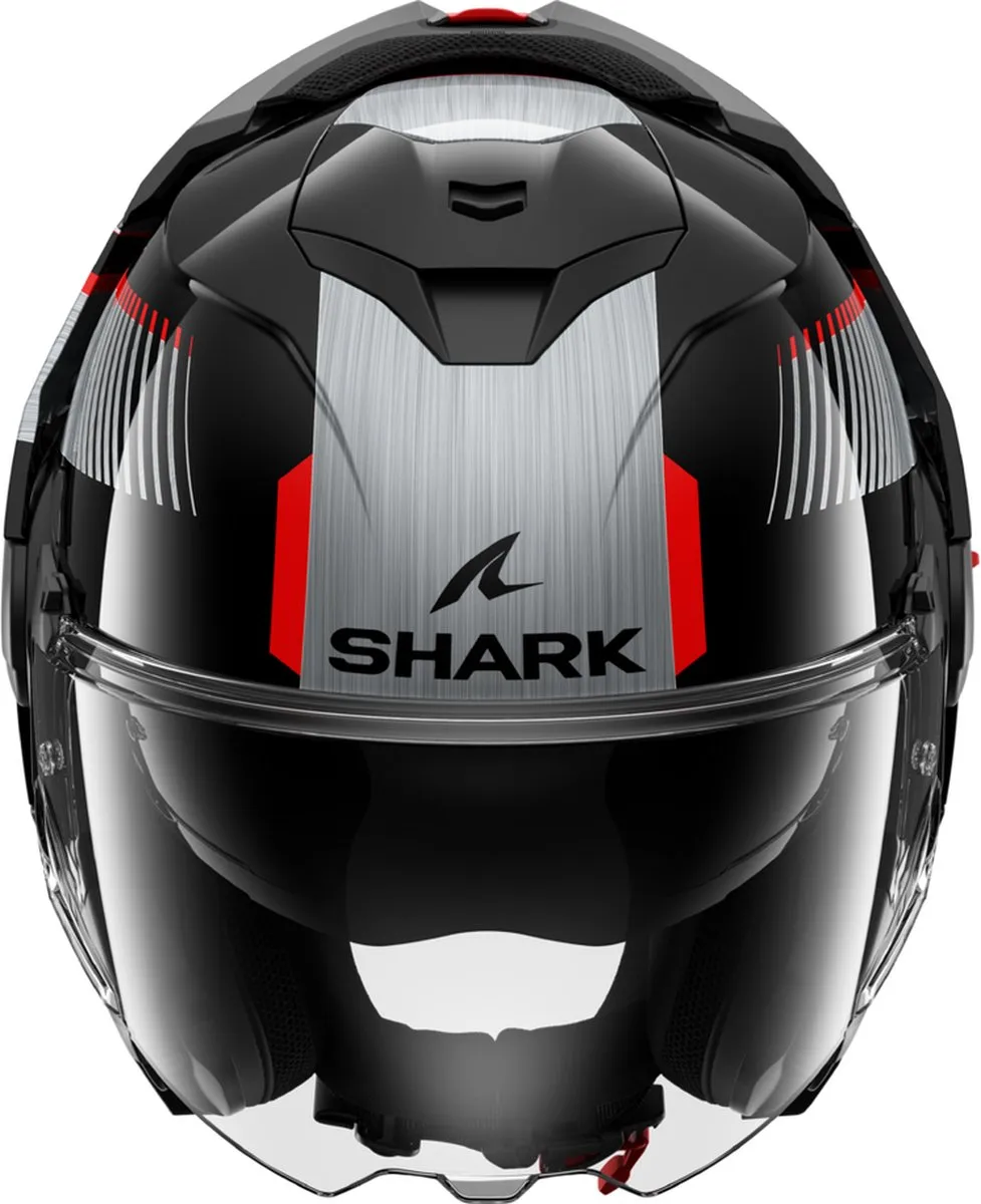 Shark Oxo Systeemhelm - XXL - Zwart/Rood/Zilver