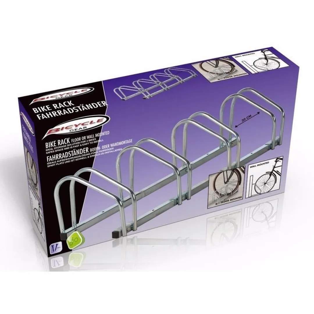 Dunlop ProPlus Fietsenrek 4 Fietsen - 98x32x26cm Grijs - afbeelding 3 van 3