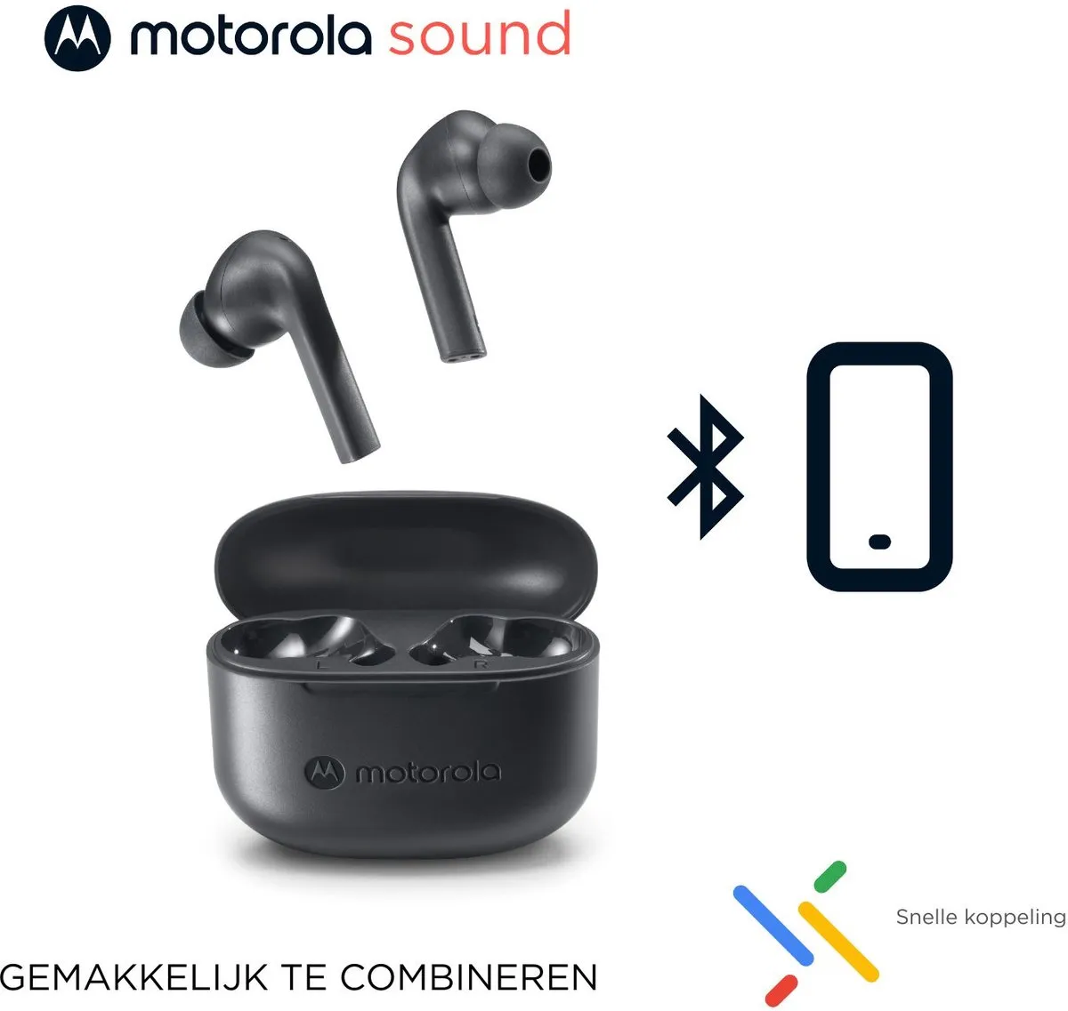 Motorola MOTO BUDS 065 Draadloze Oordopjes - Zwart