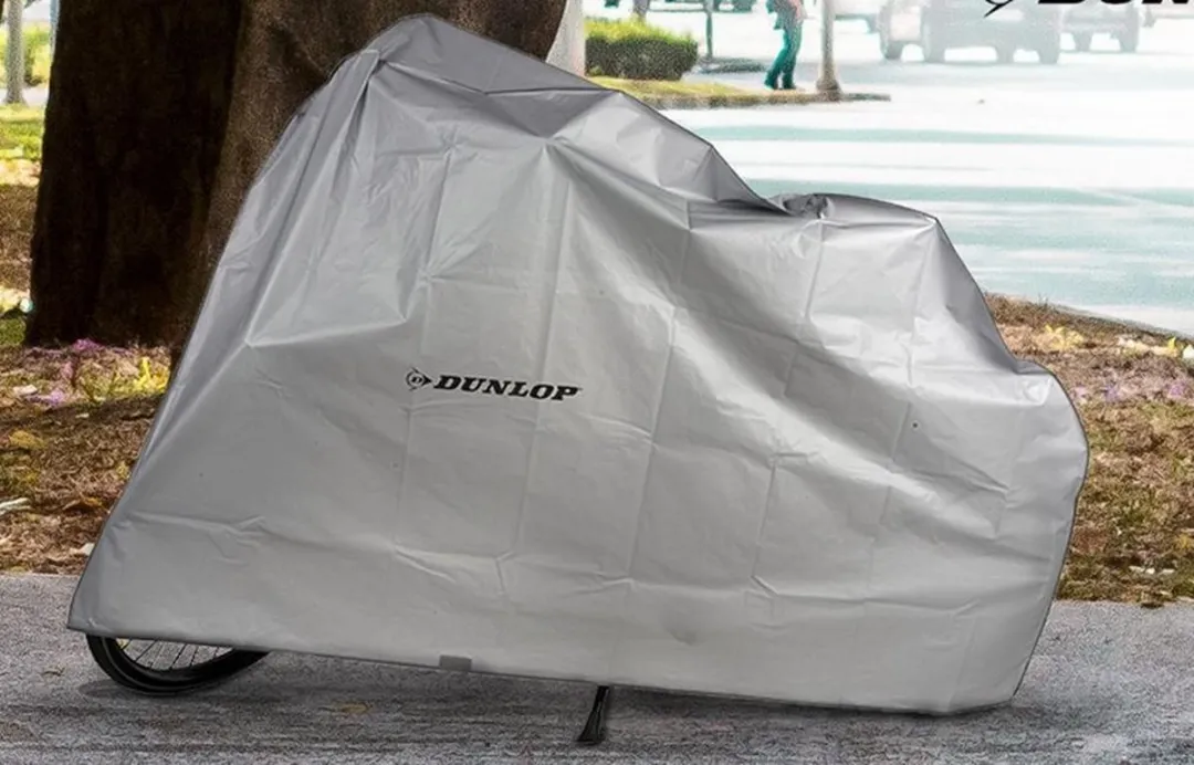 Dunlop Motorhoes L - 228x99x124cm - Blauw - afbeelding 3 van 6