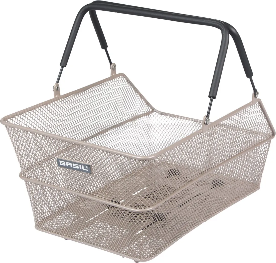 Basil Cento MIK Fietsmand - 39x24x13cm Nude Metallic