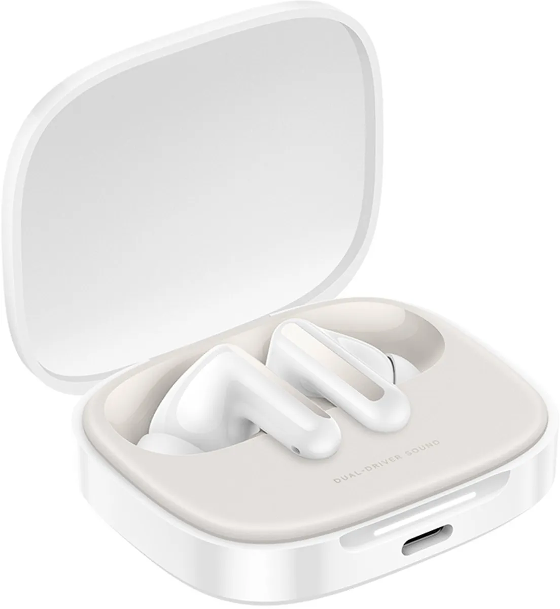 Xiaomi Redmi Buds 6 BHR9250GL Draadloze Oordopjes - Wit - afbeelding 6 van 6