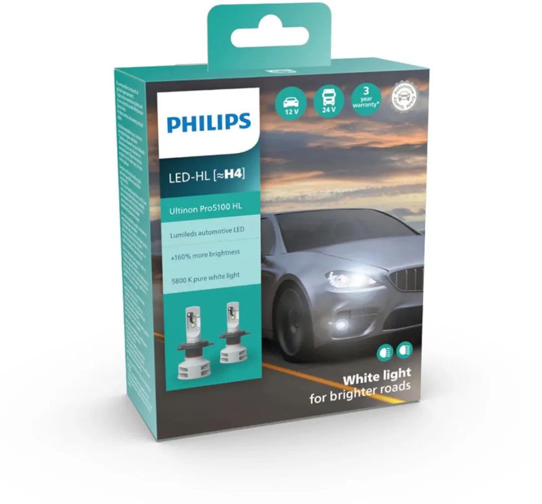 Philips Ultinon Pro5100 HL H4 LED Set 2 Stuks