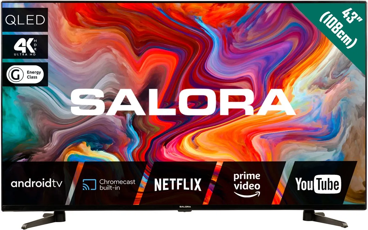 Salora 43QLEDTV 4K Smart TV