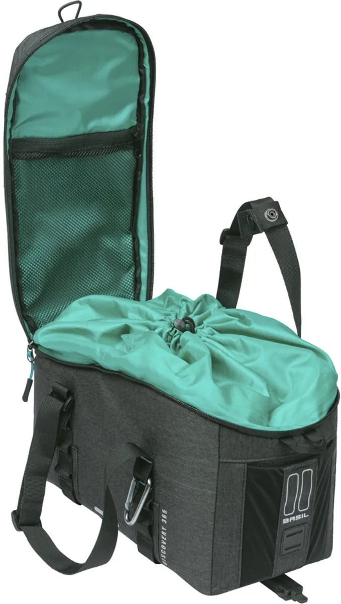 Basil Discovery 365D Bagagedragertas 9L - Zwart
