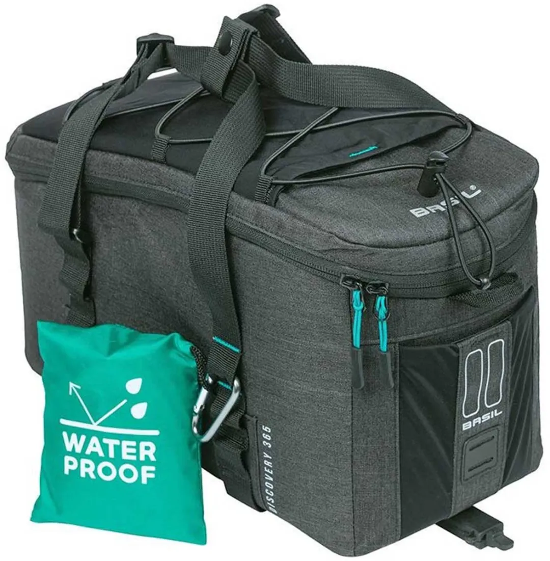 Basil Discovery 365D Bagagedragertas 9L - Zwart - afbeelding 6 van 6