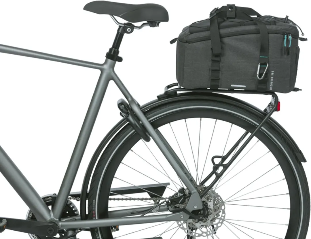 Basil Discovery 365D Bagagedragertas 9L - Zwart