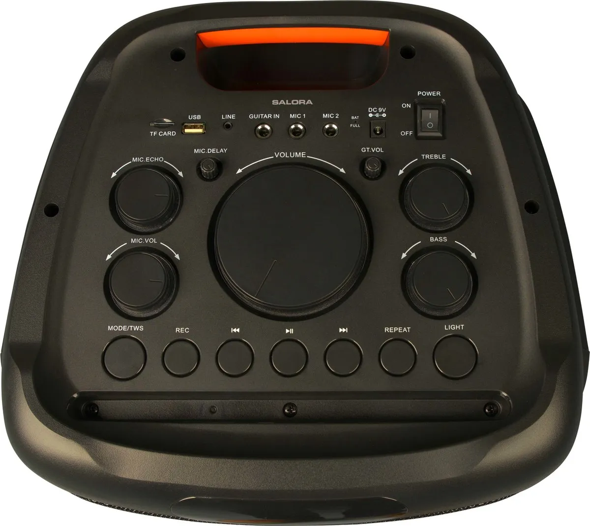 Salora PartySpeaker XL1 Draadloze Stereoluidspreker - 50W - Zwart