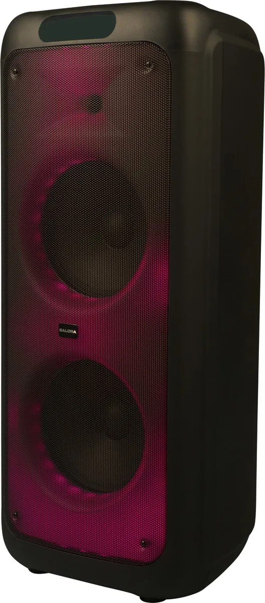 Salora PartySpeaker XL1 Draadloze Stereoluidspreker - 50W - Zwart