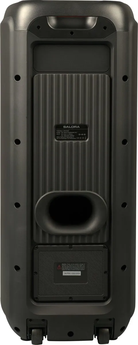Salora PartySpeaker XL1 Draadloze Stereoluidspreker - 50W - Zwart